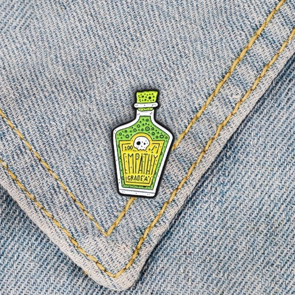 3/$23 Empathy Magic Bottle Punk Style Brooch - Picture 4 of 4